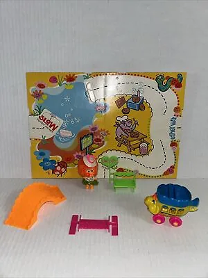 Vintage 1969 Mattel Upsy Downsy Pudgy Fudgy Doll Playset With Board • $125