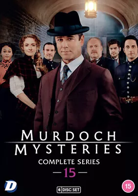 Murdoch Mysteries: Complete Series 15 DVD (2022) Yannick Bisson Cert 15 6 Discs • £21.55