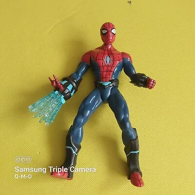 Spider-Man Electro-Web Talking Action 25 Cm Figure Hasbro Marvel Ultimate 2012 • £11.99