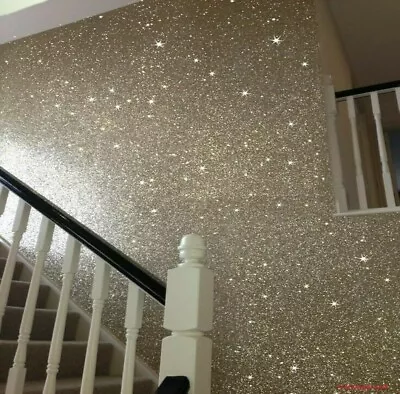 £5.99 • Buy Glitter Crystals For Paint, Walls, Ceilings Crafts Art DIY Project - 100 Grams