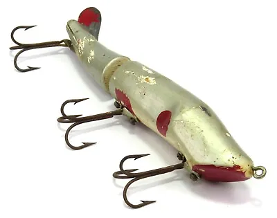 C.C. Roberts Mud Puppy Vintage 5-1/2  Wood Spinning Tail Fishing Lure Read • $19.95