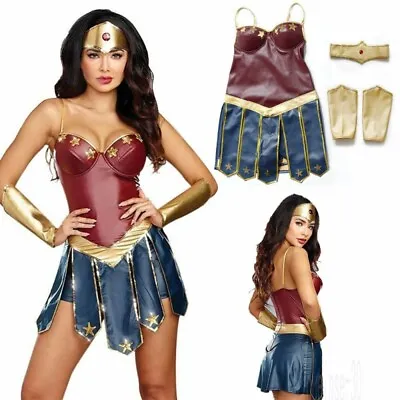£17.89 • Buy Adult Wonder Woman Cosplay Christmas Party Costumes Dawn Justice Superhero