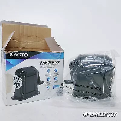 X-Acto Ranger 55 Classroom Manual Pencil Sharpener Black • $24.99