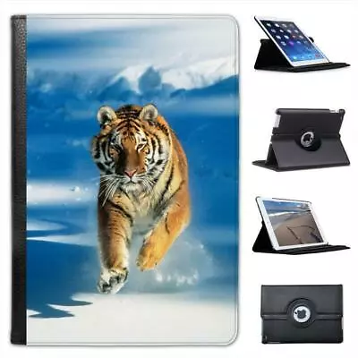 Siberian Tiger Folio Leather Case For IPad Mini & Retina • £11.99