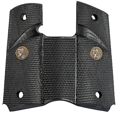 Pachmayr 02545 Signature W/o Backstrap Grip For 1911 Officers Checkered Black • $36.95