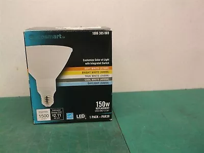 EcoSmart 150-W Equivalent PAR38 Dimmable CEC Flood LED Bulb Selectable Temp 1pc • $8.99