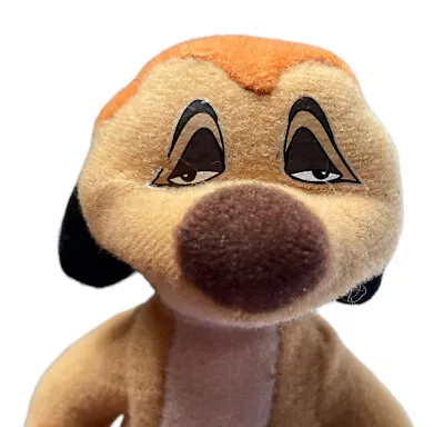 Disney The Lion King 2 Timon 4.5” Plush Spanish Tag Meerkat Small Handheld Vtg • $4.95