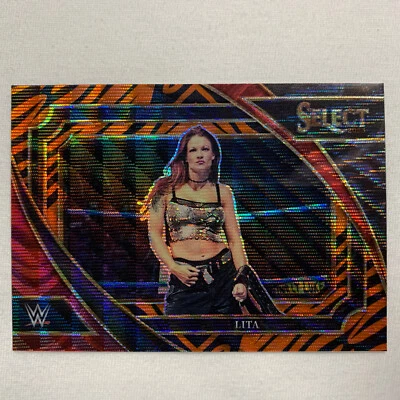 $129.99 • Buy 2023 Panini Select WWE Mezzanine Lita No. 381 Tiger Stripe Prizm SSP