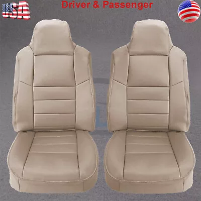 2003-2007 For Ford F250 F350 Super Duty Lariat Replacement Front Seat Covers Tan • $94.99