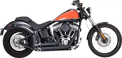 Vance & Hines Shortshots Staggered Matte Black Exhaust System (47325) • $899.99