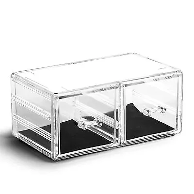 THE MANHATTAN SERIES Acrylic Makeup Drawer Organizer- 2 Drawer Short | Clear ... • $23.75