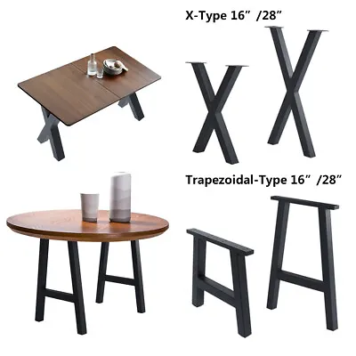 16  22'' 28  Inch Metal Table Legs Iron Desk Leg DIY Furniture Coffee Table Legs • $38.86