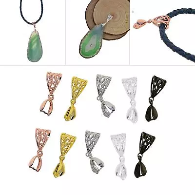 Pendant Connector Jewelry Craft Charm Holder DIY Pendant Bail Hanging Adapter • £5.93