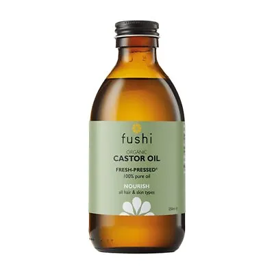 Organic Castor Oil - 100% Pure Cold & Fresh-Pressed For Skin & Hair Growth 250ml • £8.21