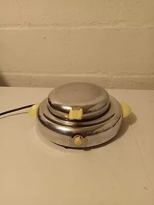 Vintage General Electric Chrome Waffle Maker • $75