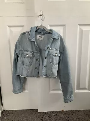 Zara Girls Cropped Jean Jacket • $8.50