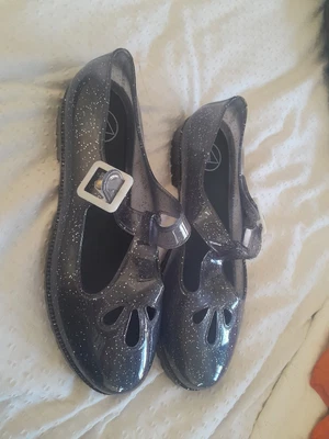 £0.99 • Buy Black Jelly Shoes Retro 6