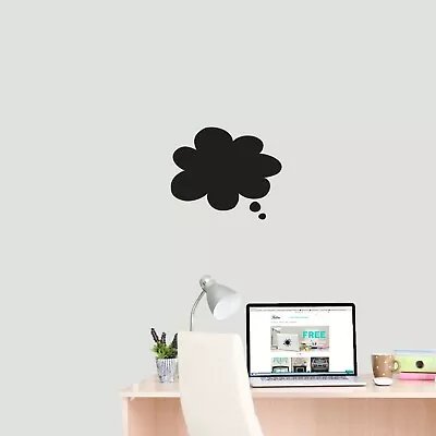 Chalkboard Thought Bubble Wall Decal // Chalkboard // Office // Kids Room  • $15