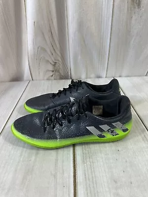 Adidas Messi 16.3 Indoor Soccer Shoes Mens 11 Gray Green Athletic Active Traine • $33.99