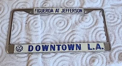  Volkswagen Downtown L.A. Califonia License Plate Frame VW Vanagon Bus Bug Thing • $169.99