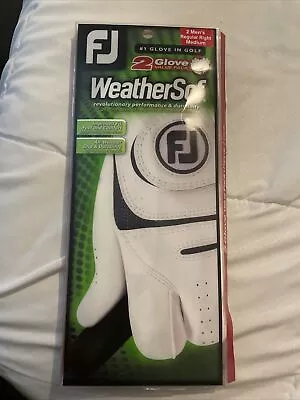 FootJoy Mens Weathersof Golf Glove (2-Pack) - New - RIGHT • $12.99