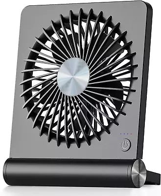 USB Fan Strong Wind Ultra Quiet Small Desk Fan 220° Tilt Folding 3 Speeds Adjus • $45.99