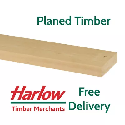 Planed Timber Wood PAR 2x1 3x1 4x1 5x1 6x1 Inch PAR Thin PSE Square Edge Joinery • £16.99