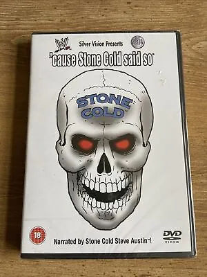 £16.99 • Buy Stone Cold Steve Austin: 'Cause Stone Cold Said So' Dvd New Sealed (18) Rare