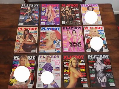 Full Year Lot - 2002 PB Vintage Adult Magazines - Complete Set W/ Centerfolds • $22.99