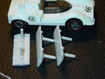 Hot Wheels Redline CHAPARRAL 2G REPRO WING REPRODUCTION -White 3x DEAL • $12