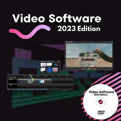 Movie Editing Software Video Editor Film Maker Make Your Own Films 2024 Win Mac • £9.87