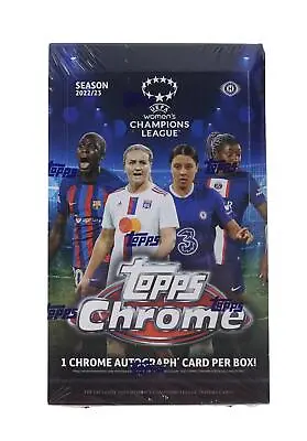 2022/23 Topps Chrome Uefa Women's Champions League Soccer Hobby Box • $95.95