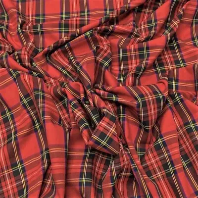 59 X 39  150 X 100 Cm Table Cloth Pure 100% Cotton RED ROYAL STEWARD TARTAN • £19.99