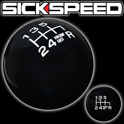 Black/white Fing Fast Shift Knob For 6 Speed Short Throw Shifter 10x1.25 K09 • $24.55