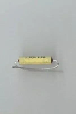NOS Western Electric Yellow Film Capacitor 594G – .01uFd 10% • $4.95