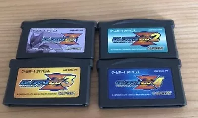 Nintendo Gameboy Advance Rockman Zero Megaman 1 & 2 & 3 & 4 Set GBA • $59.98