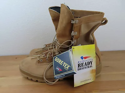 Belleville Boots Mens 10.5R Tan Goretex Vibram Waterproof Flight Military Army • $99.95