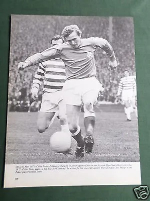 Colin Stein  - Glasgow Rangers - 1 Page Picture - Clipping /cutting • £1.99