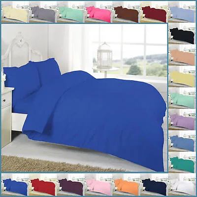 £7.99 • Buy T-200 100% Cotton Fitted Valance Sheet 10” Box & 16” Pleat Single Double King
