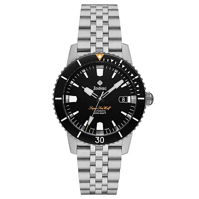 Zodiac Super Sea Wolf Compression 40 Mm Automatic Men's Watch ZO9288 - NEW! • $1195