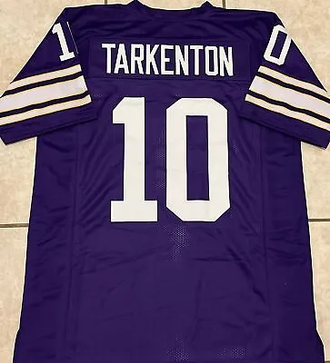 Fran Tarkenton Minnesota Vikings Purple Football Jersey Mens Size 2XL Stitched • $31.99