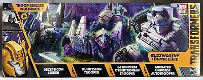 Transformers Legacy Buzzworthy Bumblebee Troop Builder Multipack 4 Figures MISB • $99.99