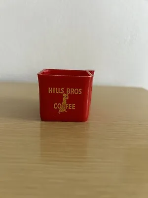 Vintage Hills Bros Coffee Red Square Scoop Measure • $19.99