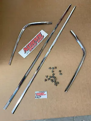 Mopar A Body Belt Line Chrome Trim Molding Set  Barracuda Fastback 1967-69 NICE • $450