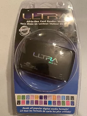 Ultra Black All-in-One Digital Card Reader / Writer USB 2.0 Windows Mac OS New • $25