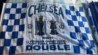 Various Chelsea Flags Football 00s 10s Champions Double Free Uk Delivery • £19.95