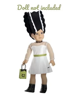 American Girl Bride Of Frankenstein MOD Halloween Costume For 18 Inch Dolls New • $31.90