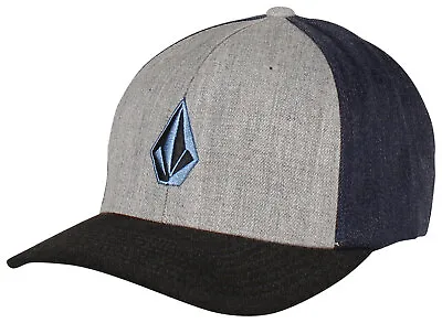 Volcom Full Stone Heather Flexfit Hat - Smokey Blue - New • $29.95