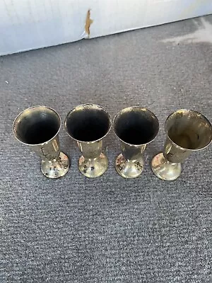 Lot Of 4 Vintage Sterling Gorham 951  Shot  Glasses • $80