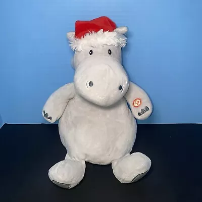 Hallmark Singing Plush Hippo  I WANT A HIPPOPOTAMUS FOR CHRISTMAS  2019 Toy 13  • $39.99